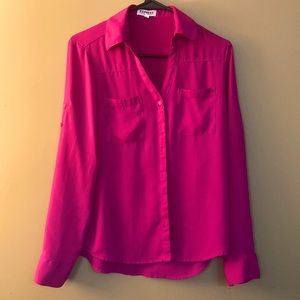 Express, XS, portfolio shirt, pink